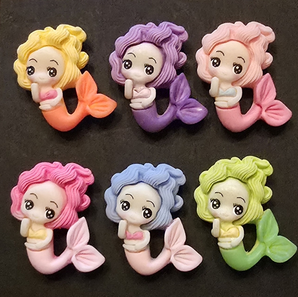 Colorful Mermaid Magnet Set - Picture 1 of 1